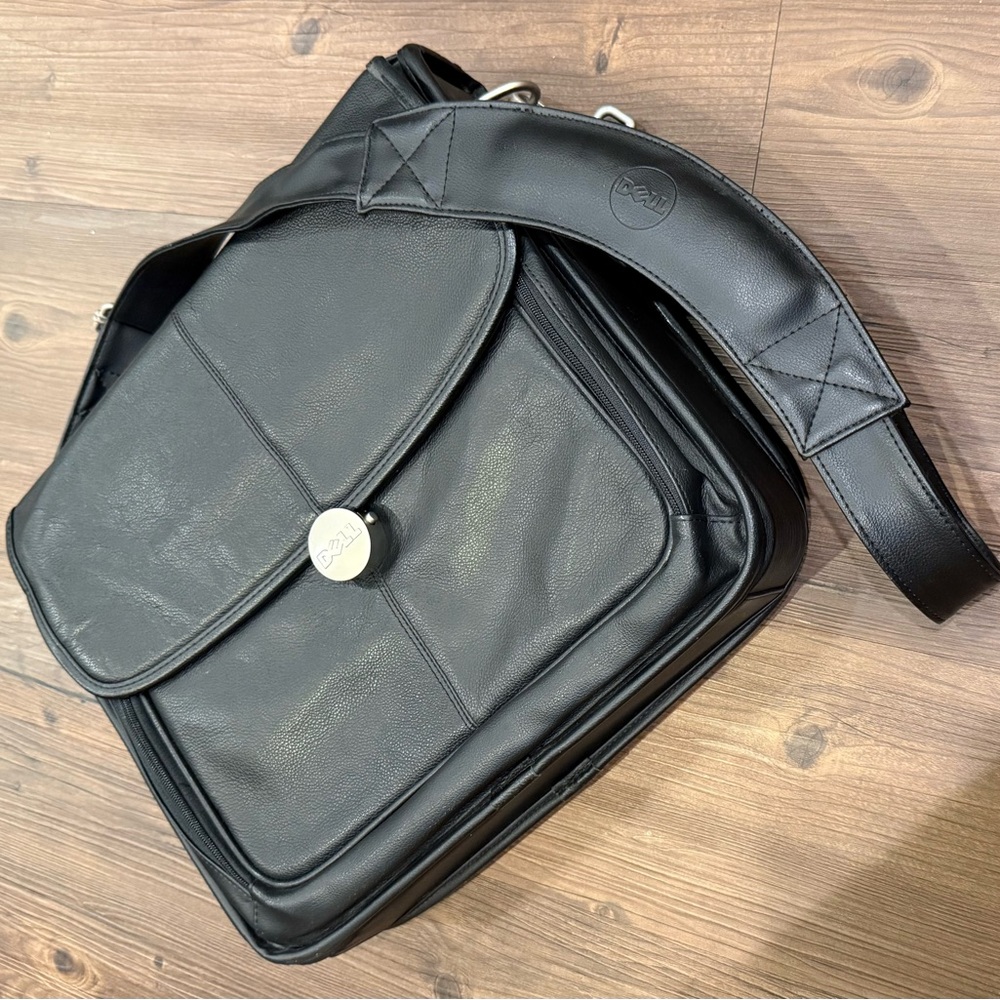 Dell Leather messenger Bag